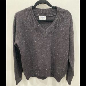 Old Navy V-Neck gray sweater.